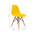 Conjunto com 2 Cadeiras de Jantar Eiffel Amarelo