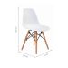 Conjunto com 2 Cadeiras de Jantar Eiffel Branco