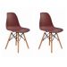 Conjunto com 2 Cadeiras de Jantar Eiffel Café
