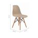 Conjunto com 2 Cadeiras de Jantar Eiffel Nude