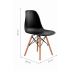 Conjunto com 2 Cadeiras de Jantar Eiffel Preto
