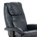 Conjunto com 2 Poltronas de Massagem com Puff Louisiana Preto
