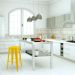 Conjunto com 4 Banquetas Iron I Amarelo