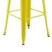 Conjunto com 4 Banquetas Iron I Amarelo