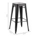 Conjunto com 4 Banquetas Iron Preto