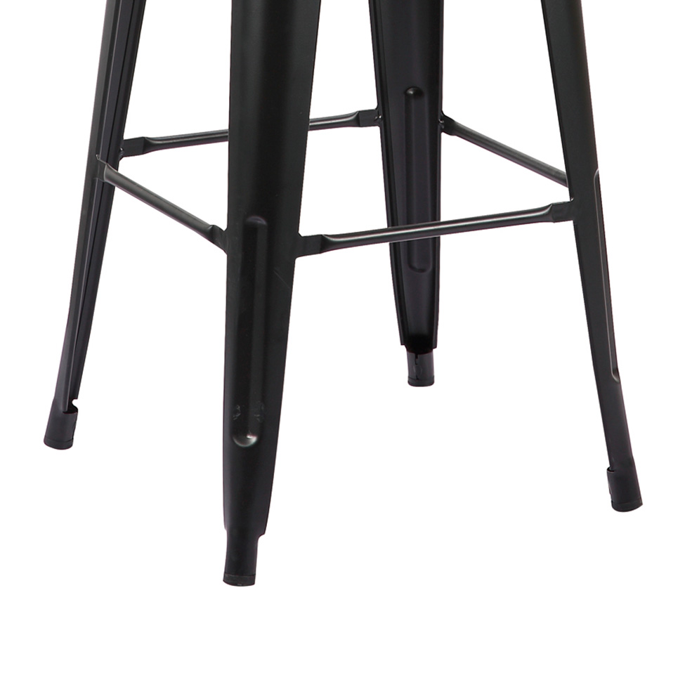 Conjunto com 4 Banquetas Iron Preto
