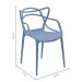 Conjunto com 4 Cadeiras Allegra Azul