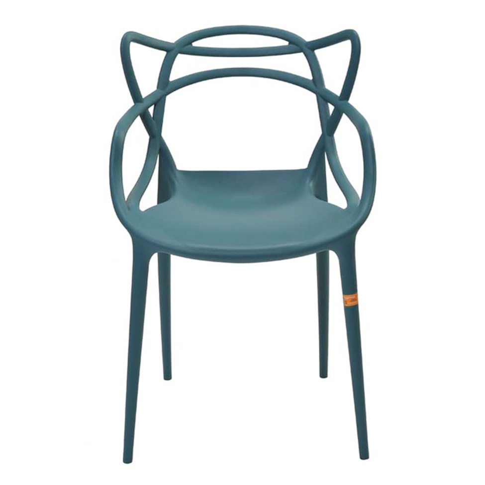 Conjunto com 4 Cadeiras Allegra Verde Petróleo