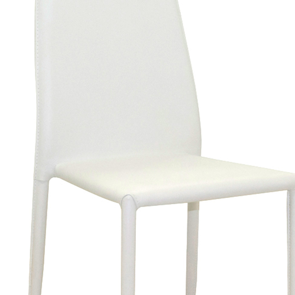 Conjunto com 4 Cadeiras Amanda I Branco