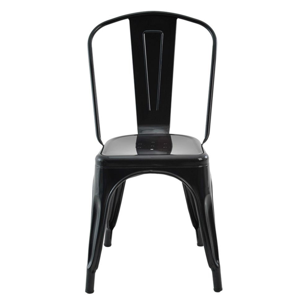 Conjunto com 4 Cadeiras Iron I Preto