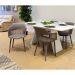 Conjunto com 4 Cadeiras Marcela Cinza