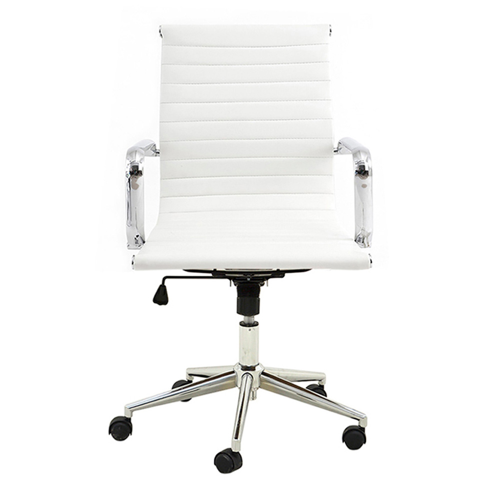 Conjunto com 4 Cadeiras de Escritório Sevilha I Branco