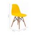 Conjunto com 4 Cadeiras de Jantar Eiffel Amarelo