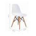 Conjunto com 4 Cadeiras de Jantar Eiffel Branco