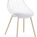 Conjunto com 6 Cadeiras Cloe Branco