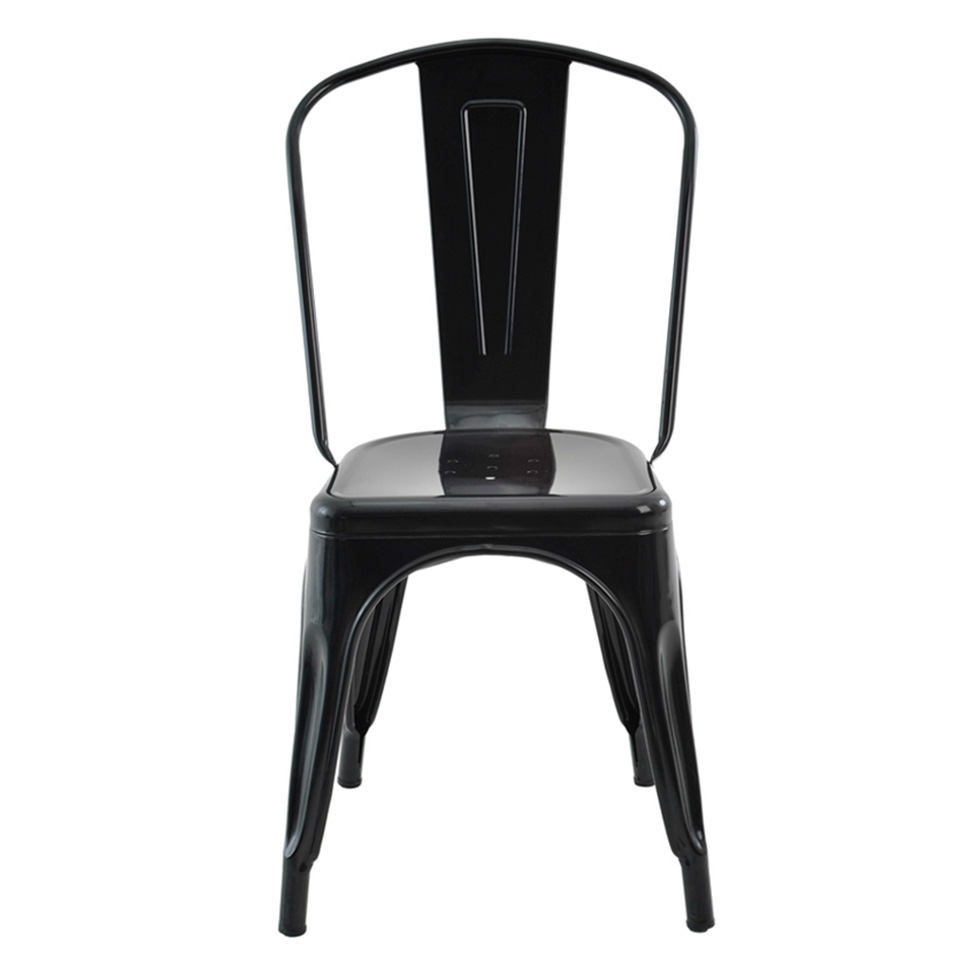 Conjunto com 6 Cadeiras Iron Preto