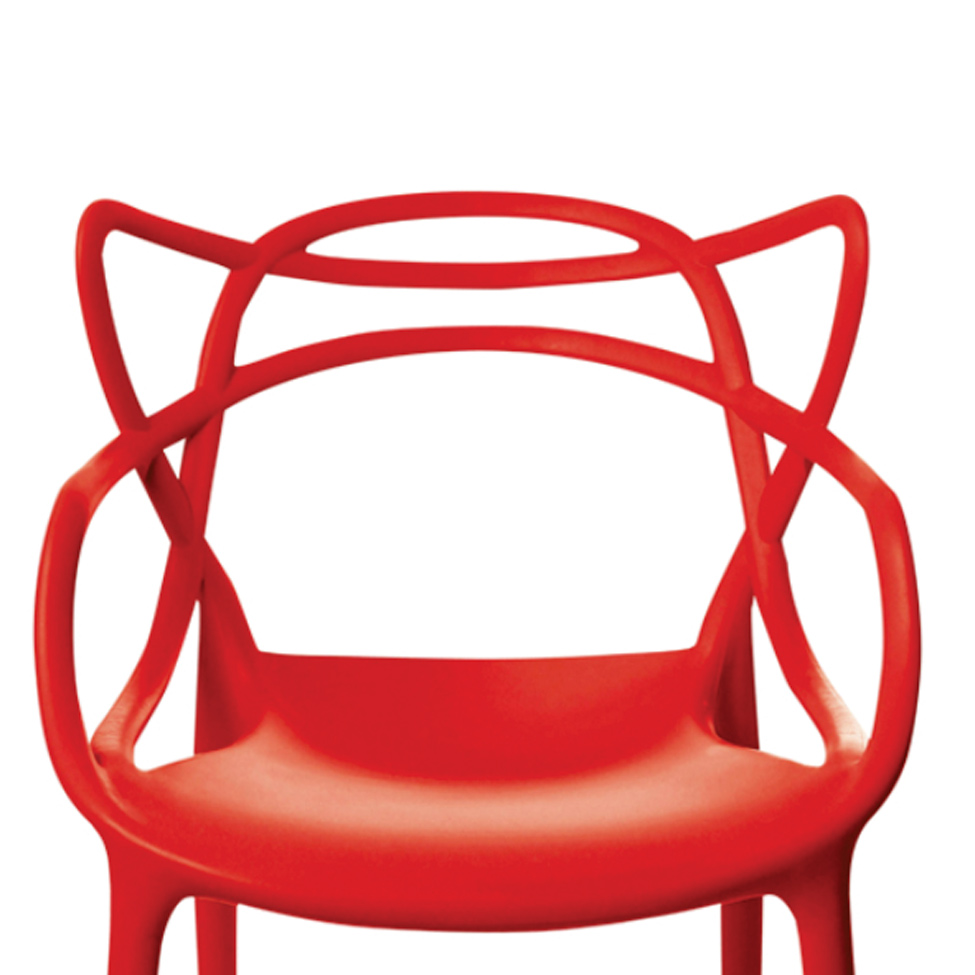 Conjunto de 2 Cadeiras Allegra Vermelha