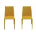 Conjunto de 2 Cadeiras Amanda Amarela