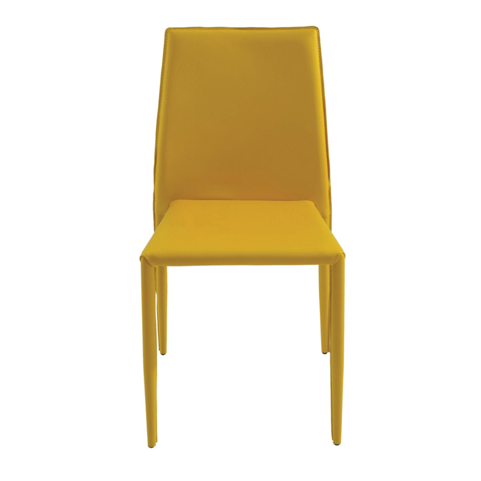 Conjunto de 2 Cadeiras Amanda Amarela
