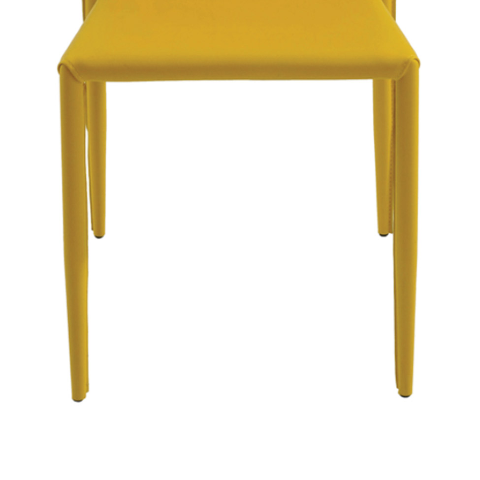 Conjunto de 2 Cadeiras Amanda Amarela