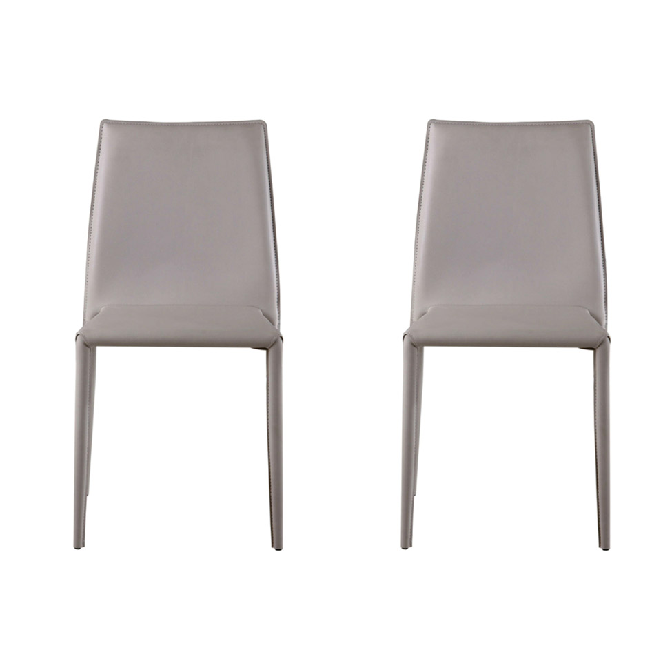 Conjunto de 2 Cadeiras Amanda Nude