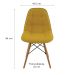 Conjunto de 2 Cadeiras Eiffel Estofada Amarela