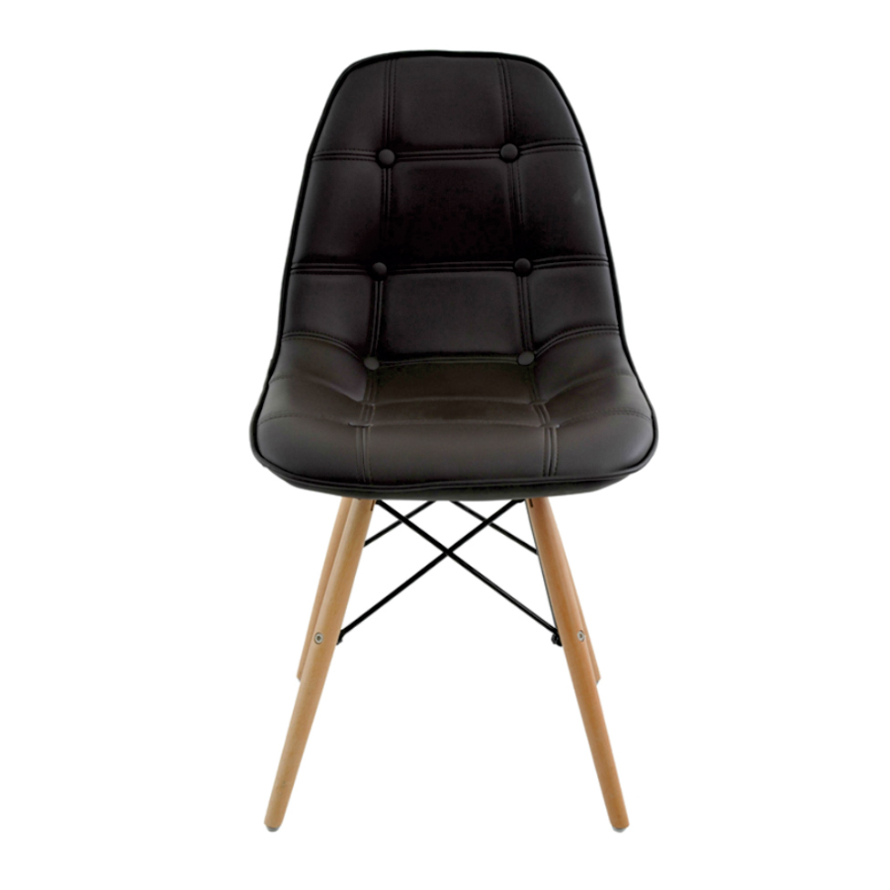 Conjunto de 2 Cadeiras Eiffel Marrom