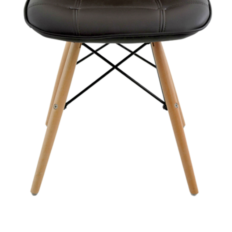 Conjunto de 2 Cadeiras Eiffel Marrom