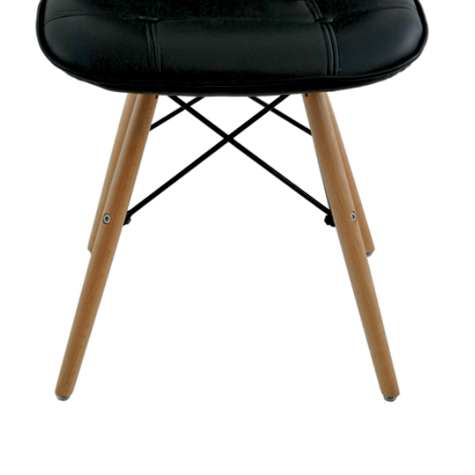 Conjunto de 2 Cadeiras Eiffel Preto