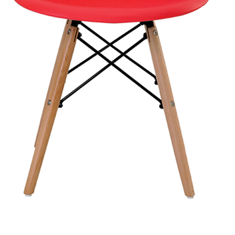 Conjunto de 2 Cadeiras Eiffel Vermelha