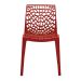 Conjunto de 2 Cadeiras Gruv Vermelha