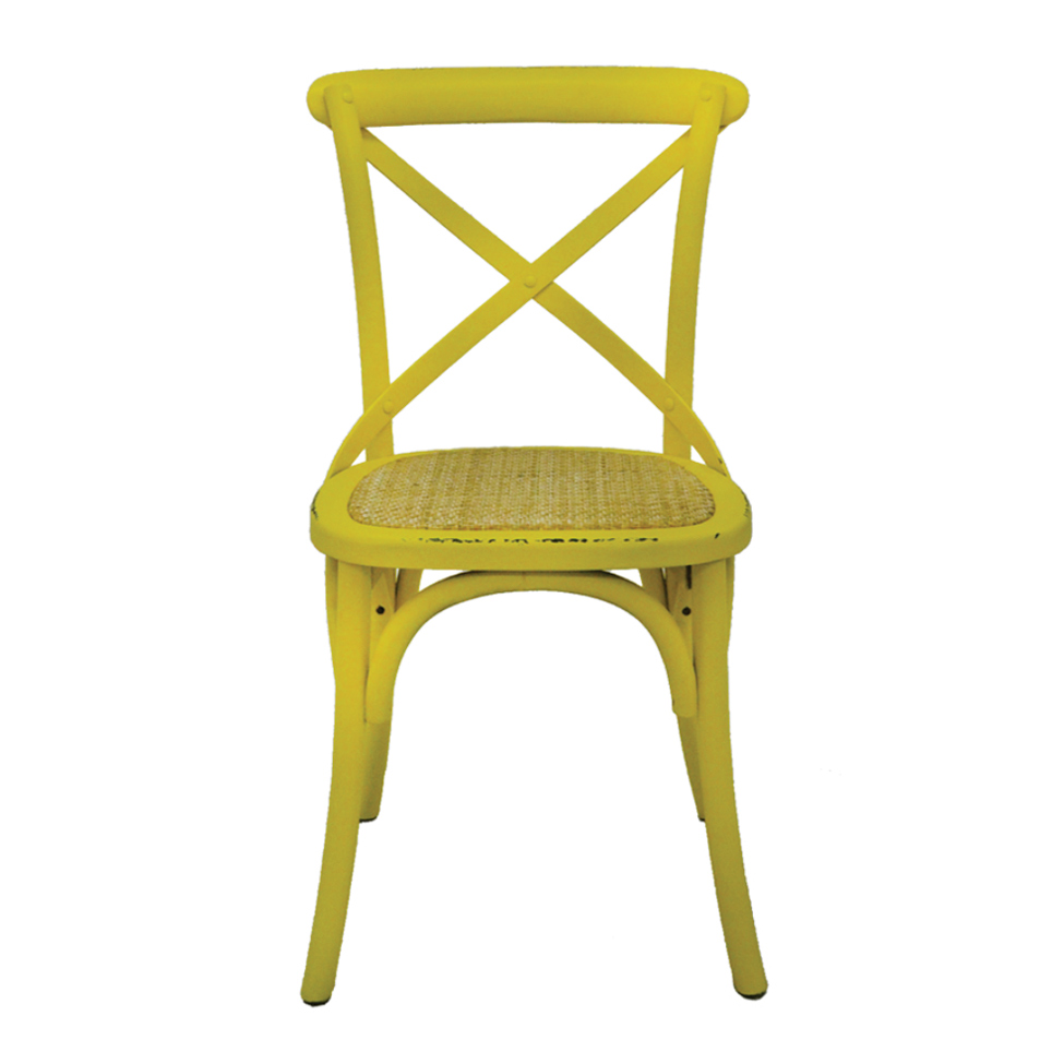 Conjunto de 2 Cadeiras Katrina Amarela