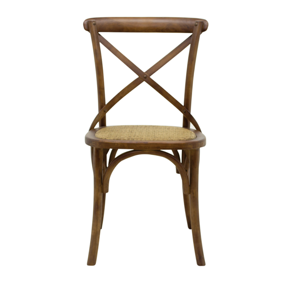 Conjunto de 2 Cadeiras Katrina Marrom Escuro