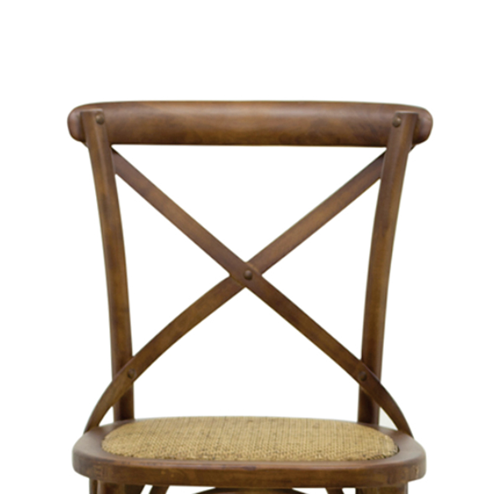 Conjunto de 2 Cadeiras Katrina Marrom Escuro