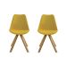 Conjunto de 2 Cadeiras Ligia Amarela