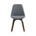 Conjunto de 2 Cadeiras Lis I Cinza