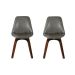 Conjunto de 2 Cadeiras Lis II Cinza