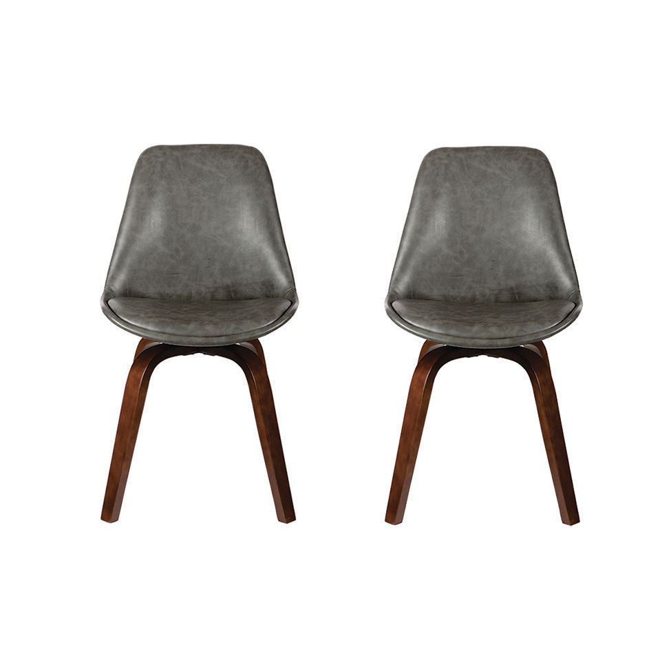 Conjunto de 2 Cadeiras Lis II Cinza