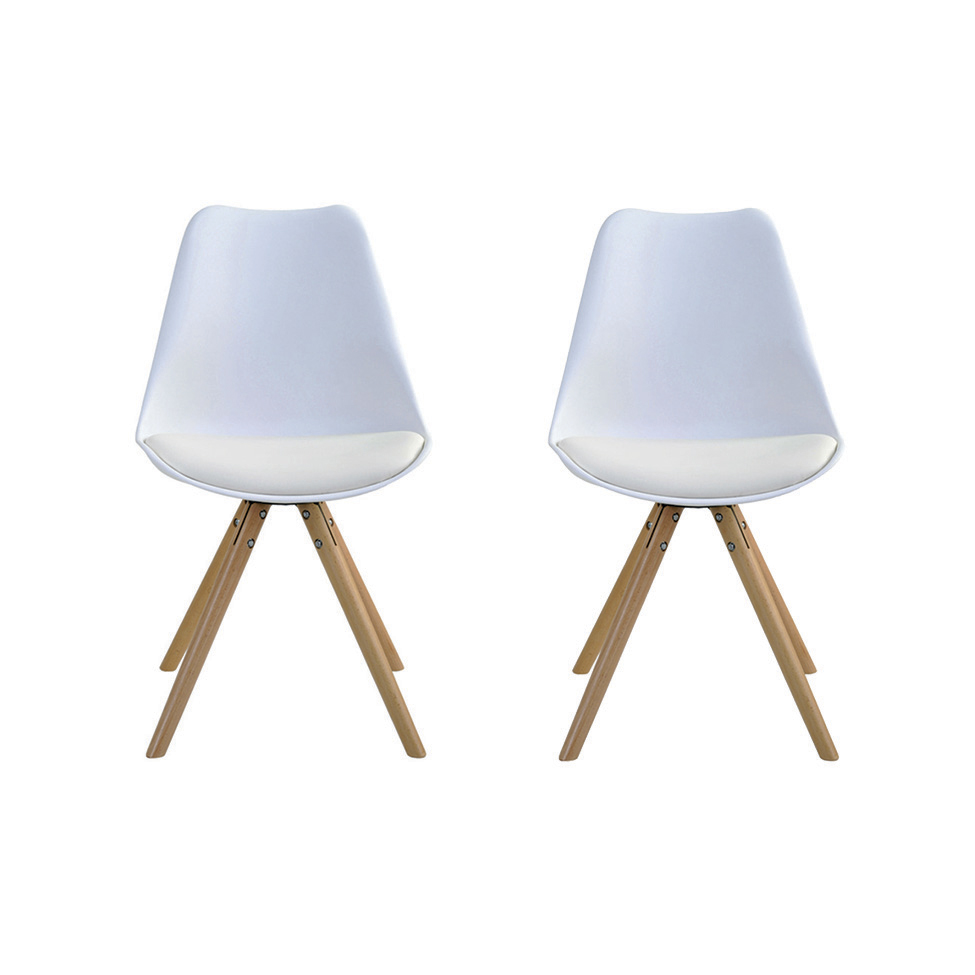 Conjunto de 2 Cadeiras Luisa Branca