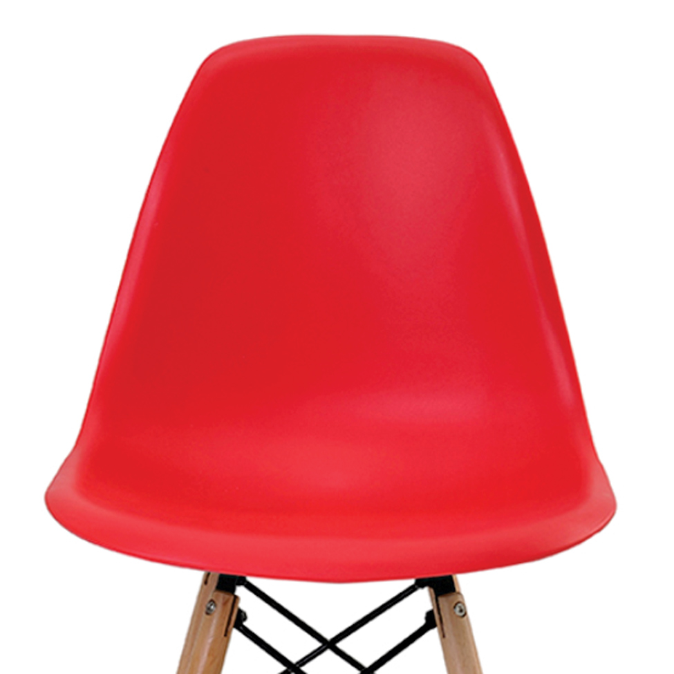 Conjunto de 4 Cadeiras Eiffel Vermelha