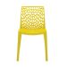 Conjunto de 4 Cadeiras Gruv Amarela
