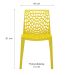 Conjunto de 4 Cadeiras Gruv Amarela