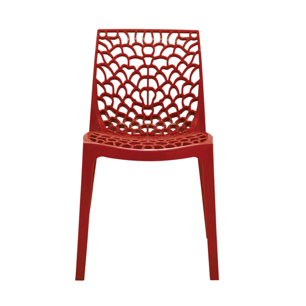 Conjunto de 4 Cadeiras Gruv Vermelha