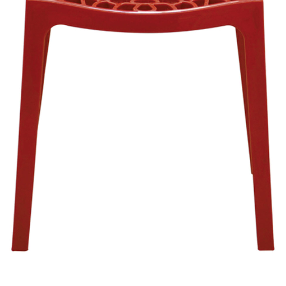 Conjunto de 4 Cadeiras Gruv Vermelha