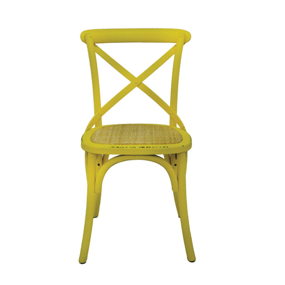 Conjunto de 4 Cadeiras Katrina Amarela