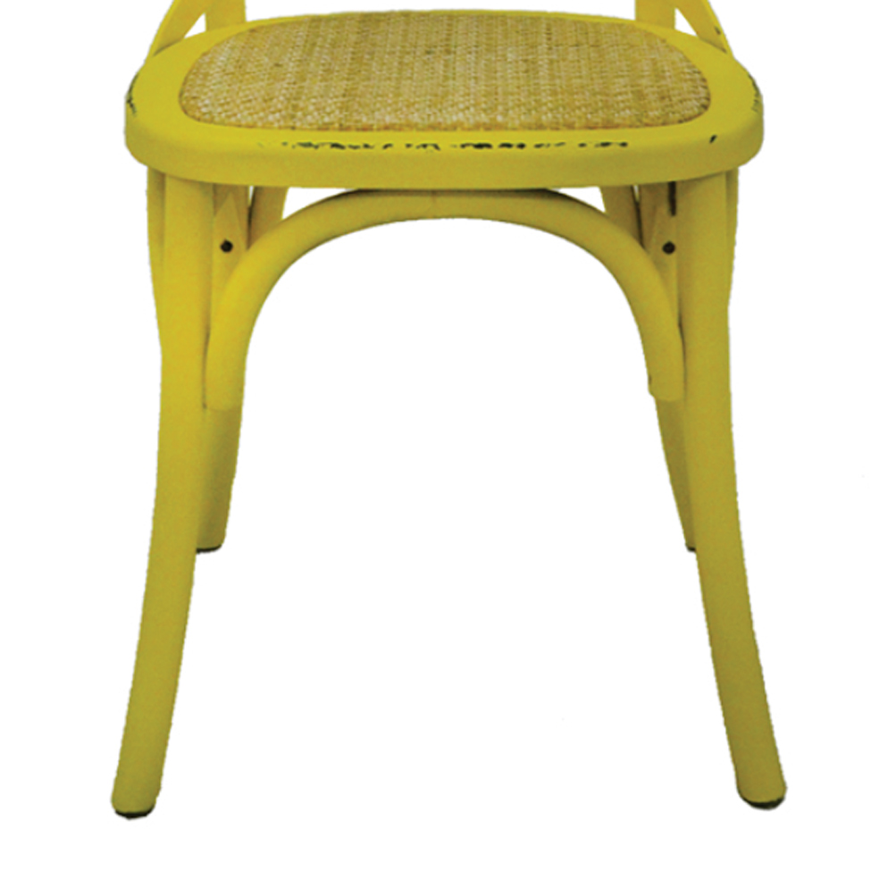 Conjunto de 4 Cadeiras Katrina Amarela