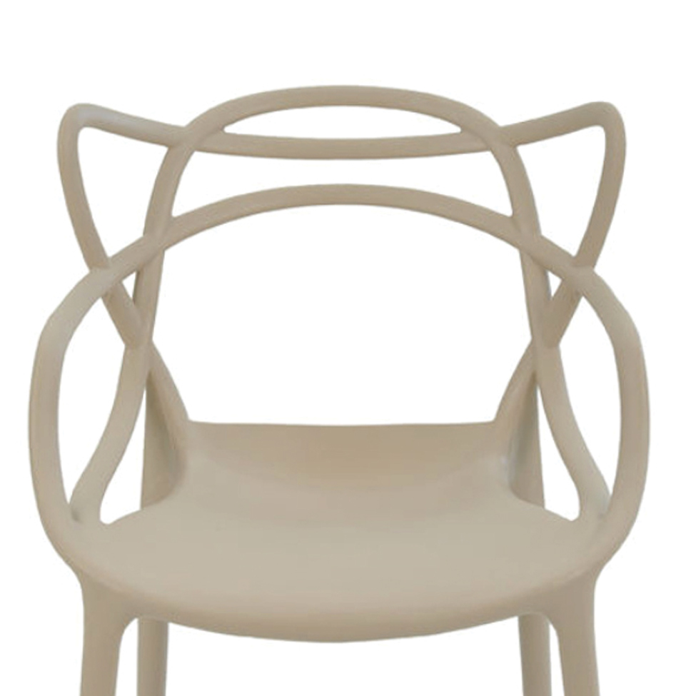 Conjunto de 6 Cadeiras Allegra Nude