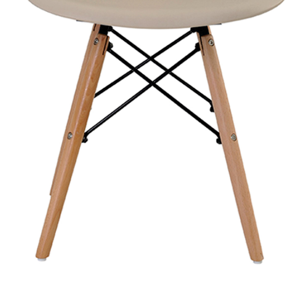 Conjunto de 6 Cadeiras Eiffel Nude