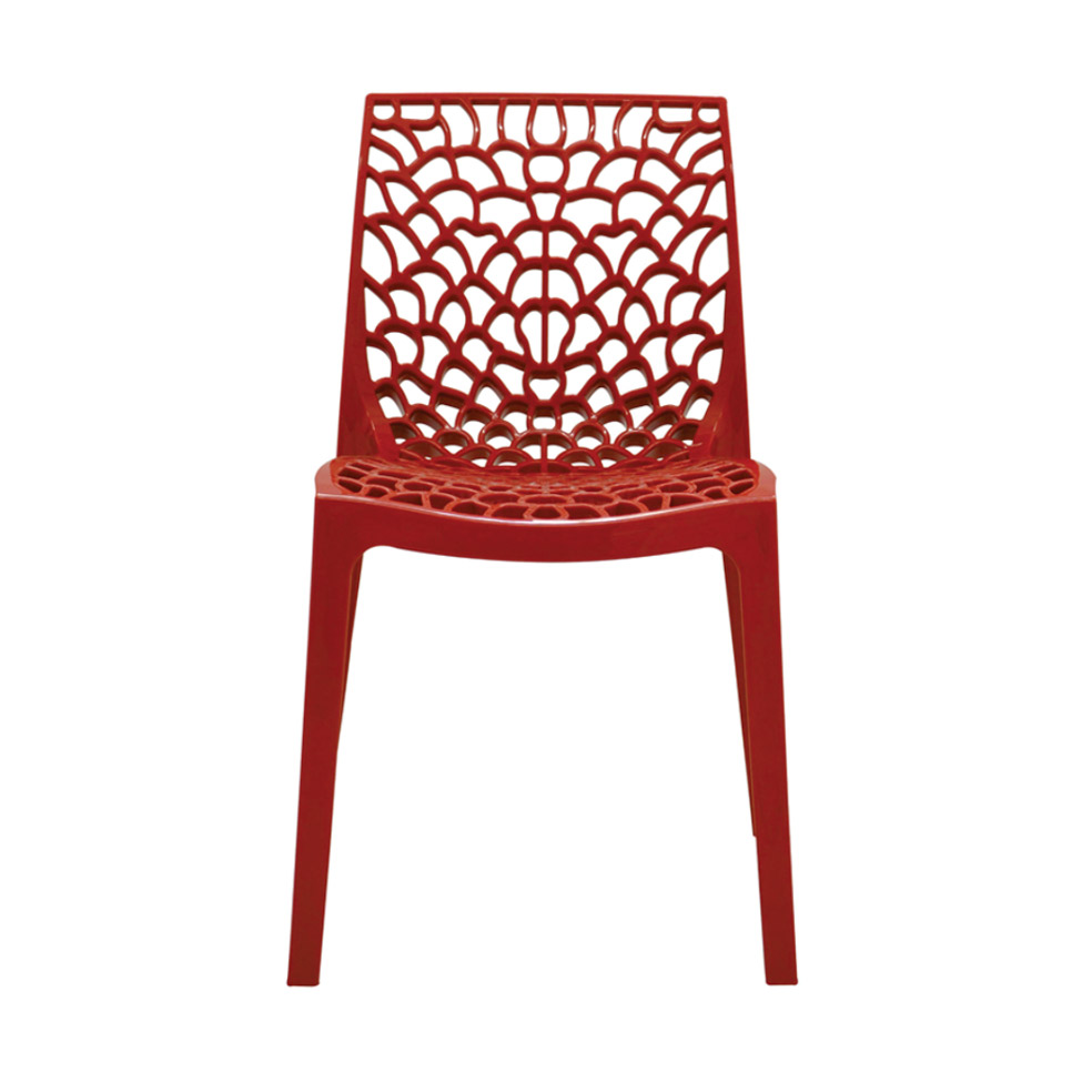 Conjunto de 6 Cadeiras Gruv Vermelha