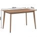 Mesa Finlândia 160x90cm - Nogueira